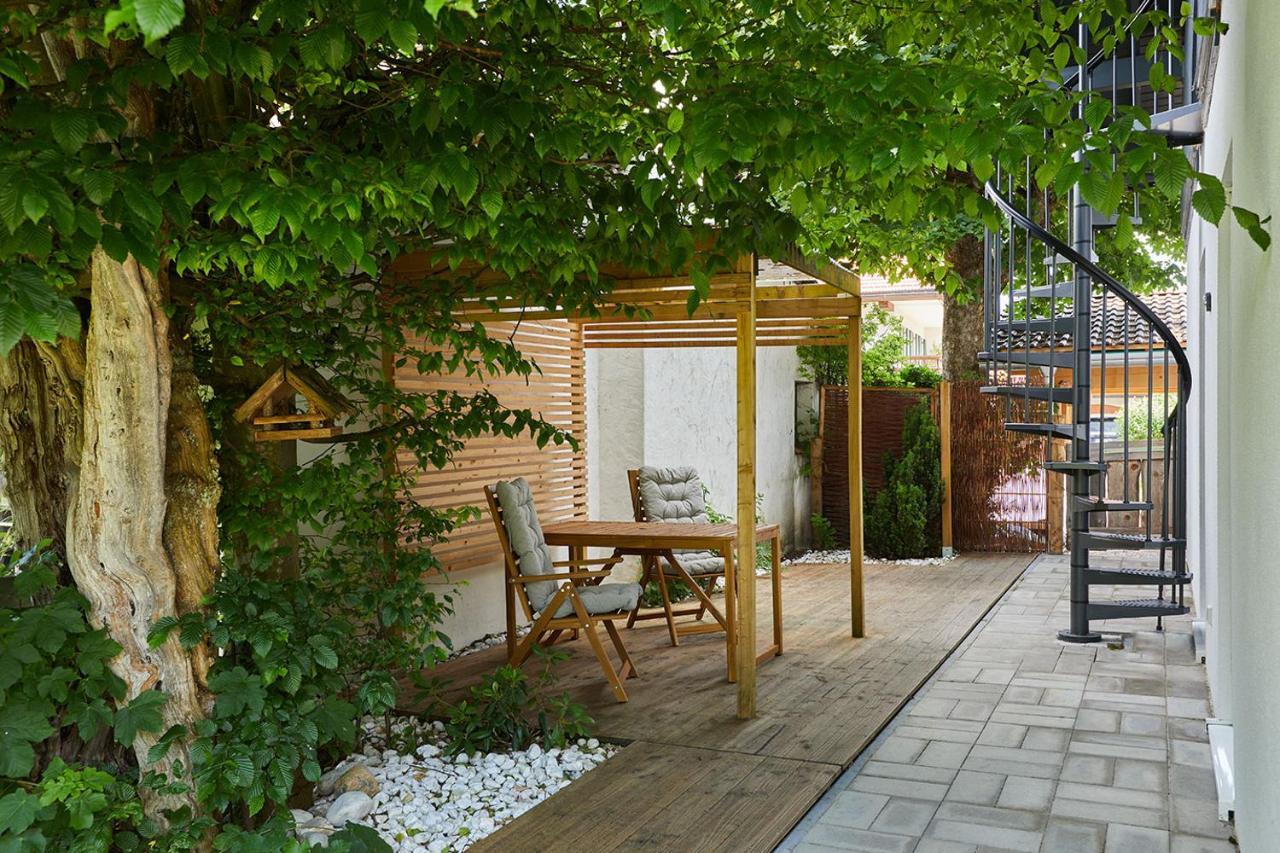 Ferienwohnung Zum Steingarten Krun Bagian luar foto