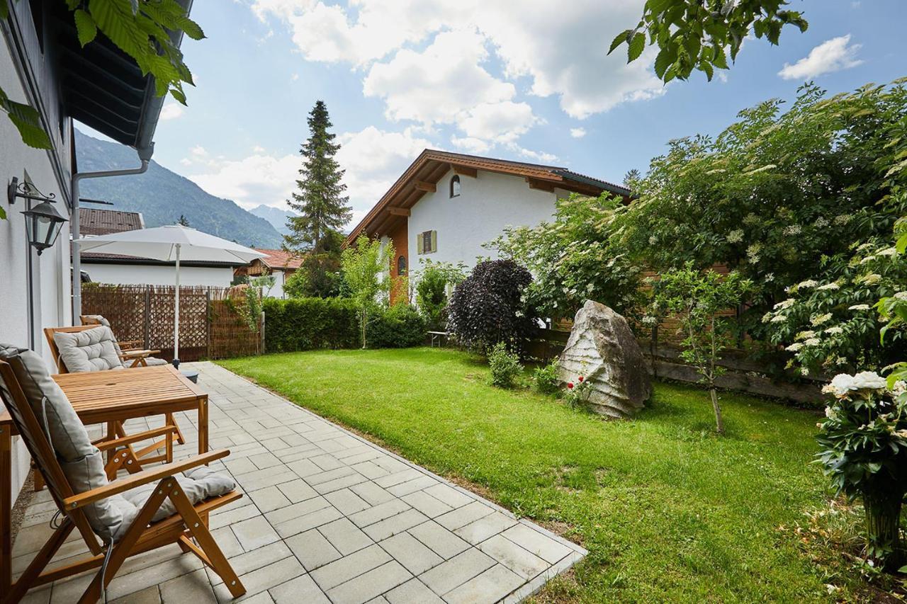 Ferienwohnung Zum Steingarten Krun Bagian luar foto