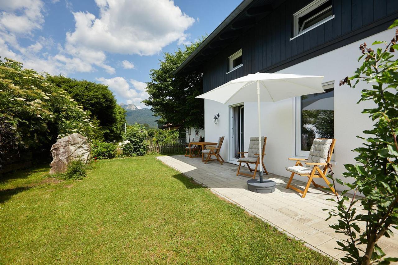 Ferienwohnung Zum Steingarten Krun Bagian luar foto