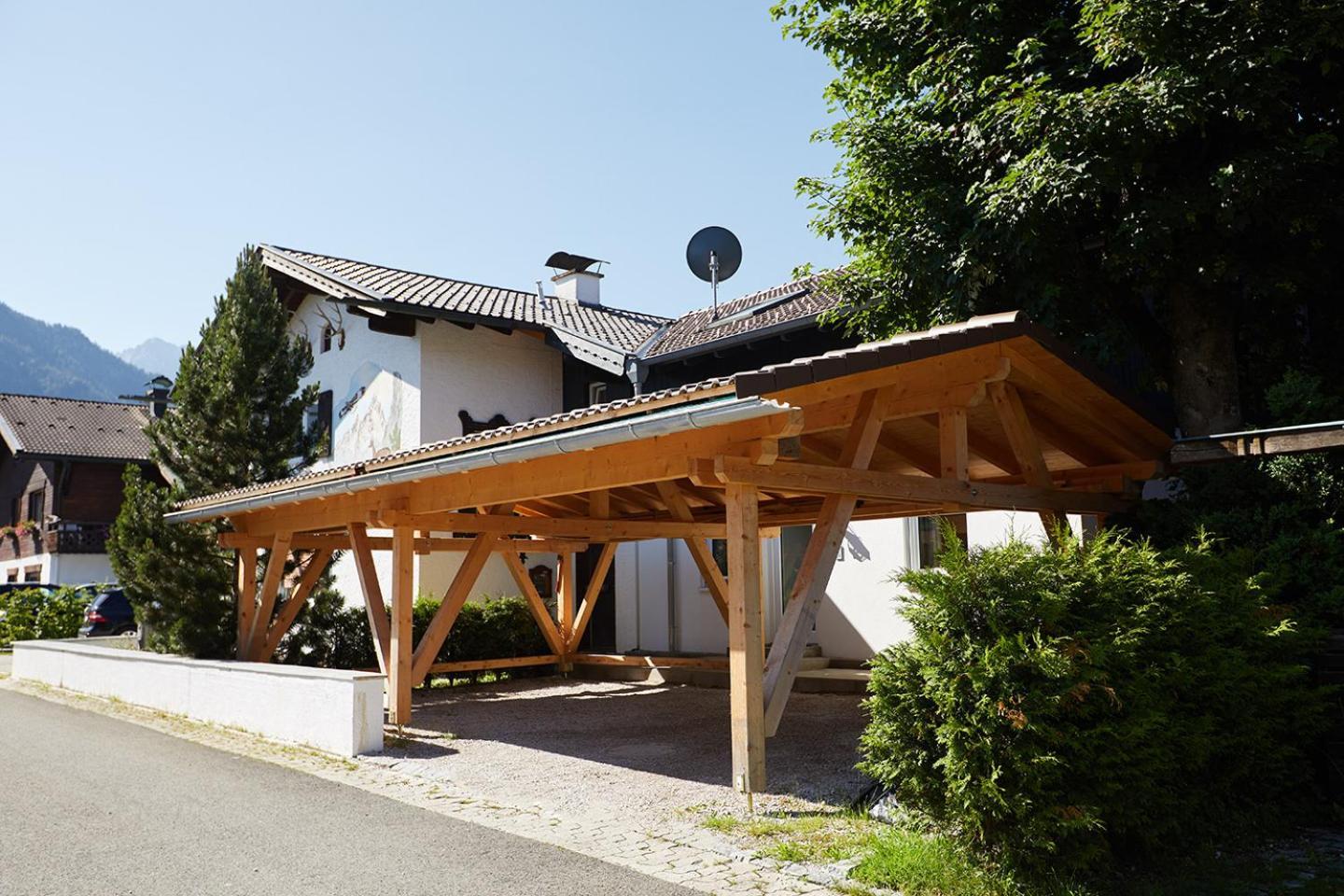 Ferienwohnung Zum Steingarten Krun Bagian luar foto