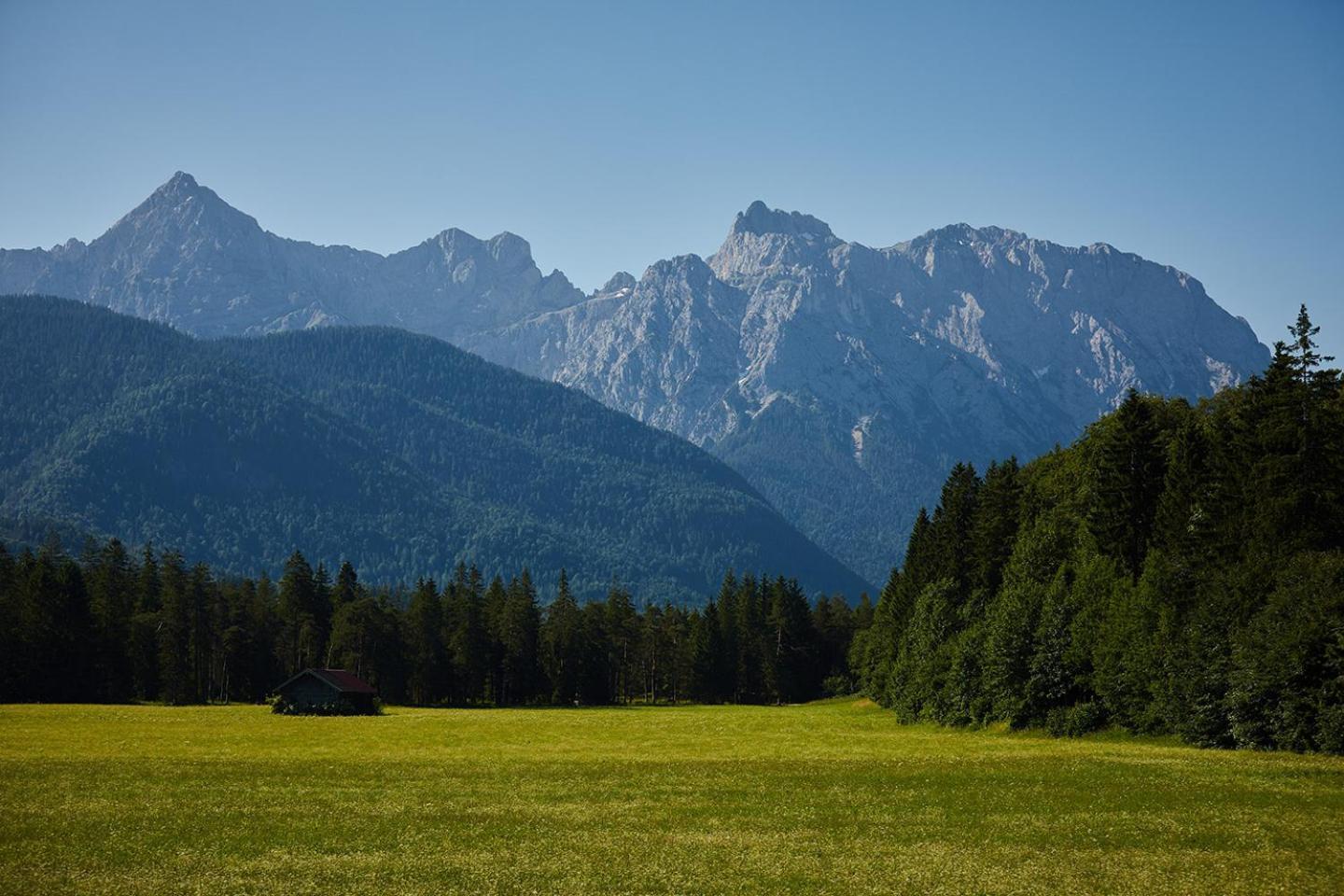 Ferienwohnung Zum Steingarten Krun Bagian luar foto