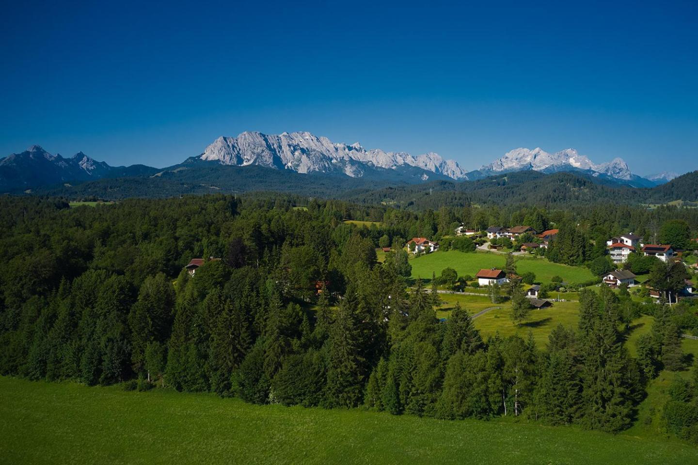 Ferienwohnung Zum Steingarten Krun Bagian luar foto