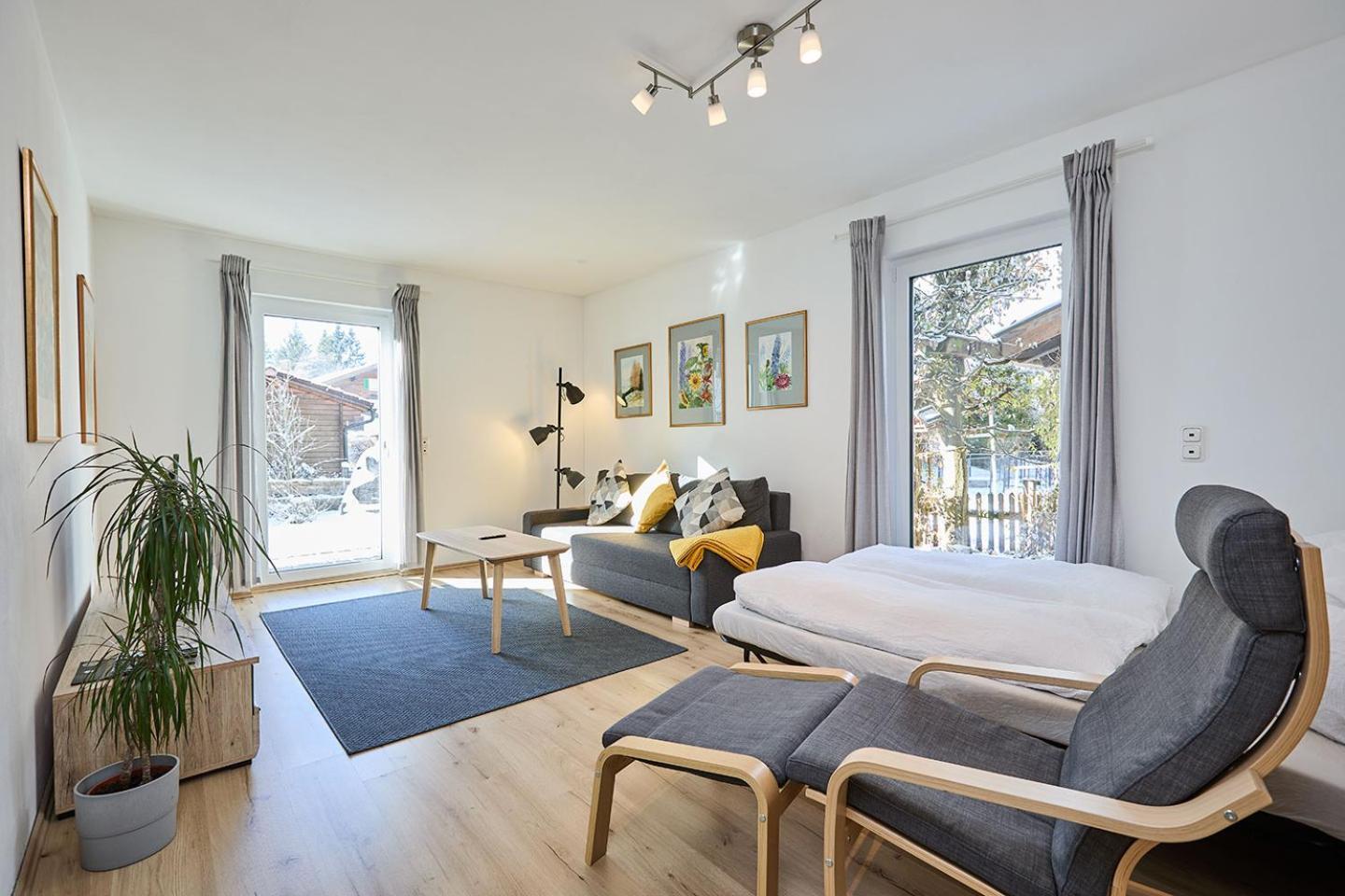 Ferienwohnung Zum Steingarten Krun Bagian luar foto
